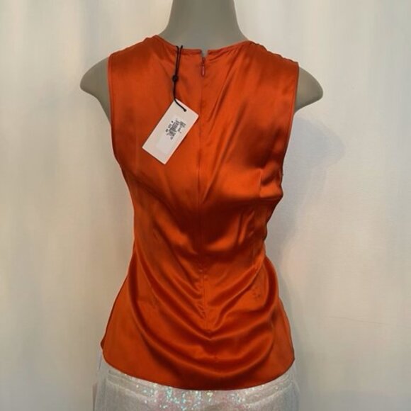 Cing e Sept, Burnt Orange Top Size M, ORIGNAL PRICED $325 - Picture 2 of 3